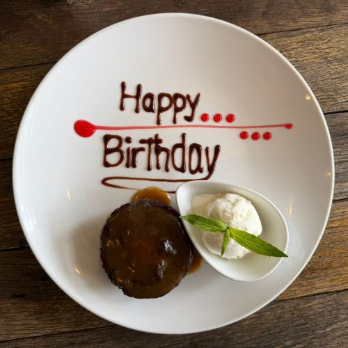 birthday plate